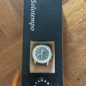 Bvlgari Solotempo Watch, original, used, black & white dial